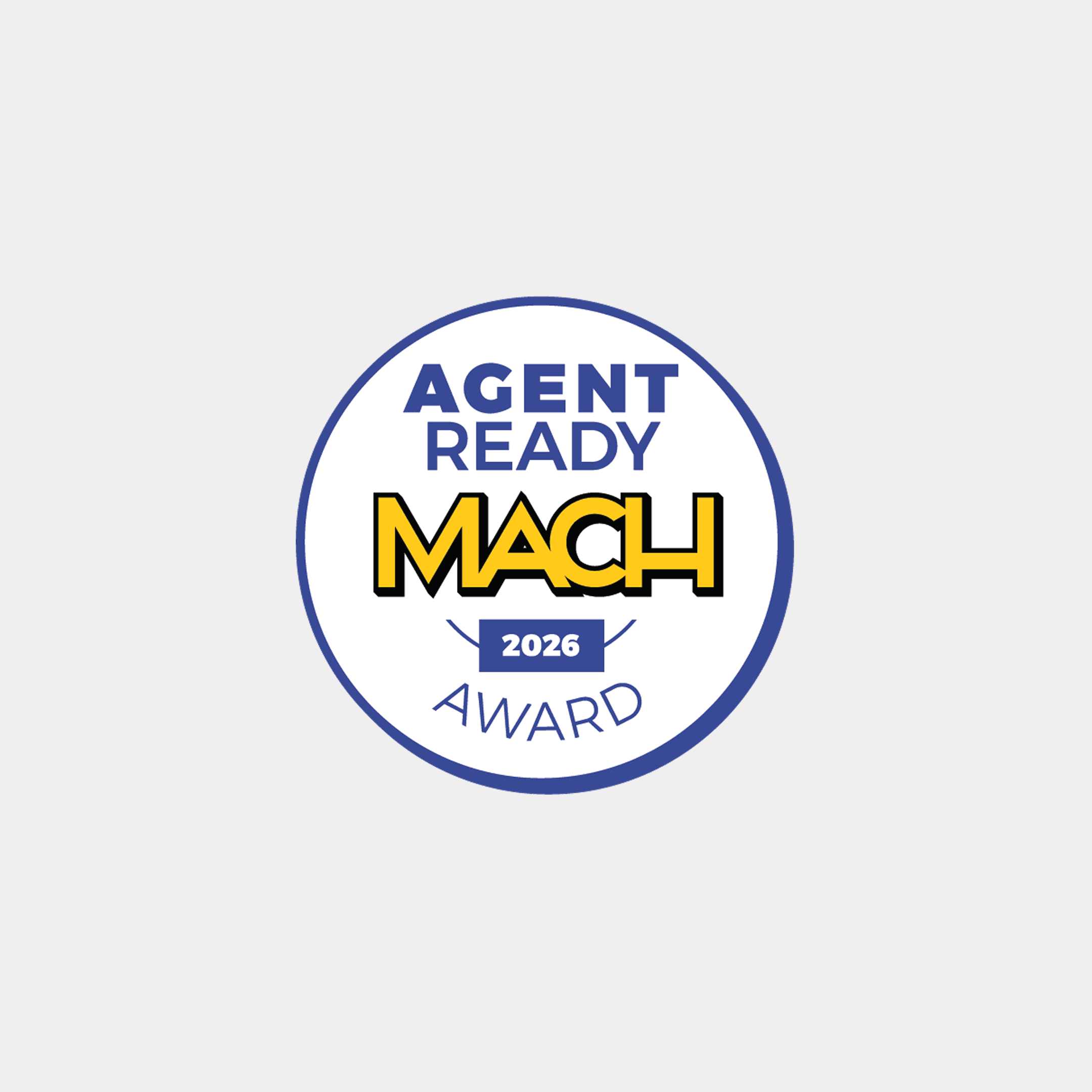 Agent Ready Mach Award 2026
