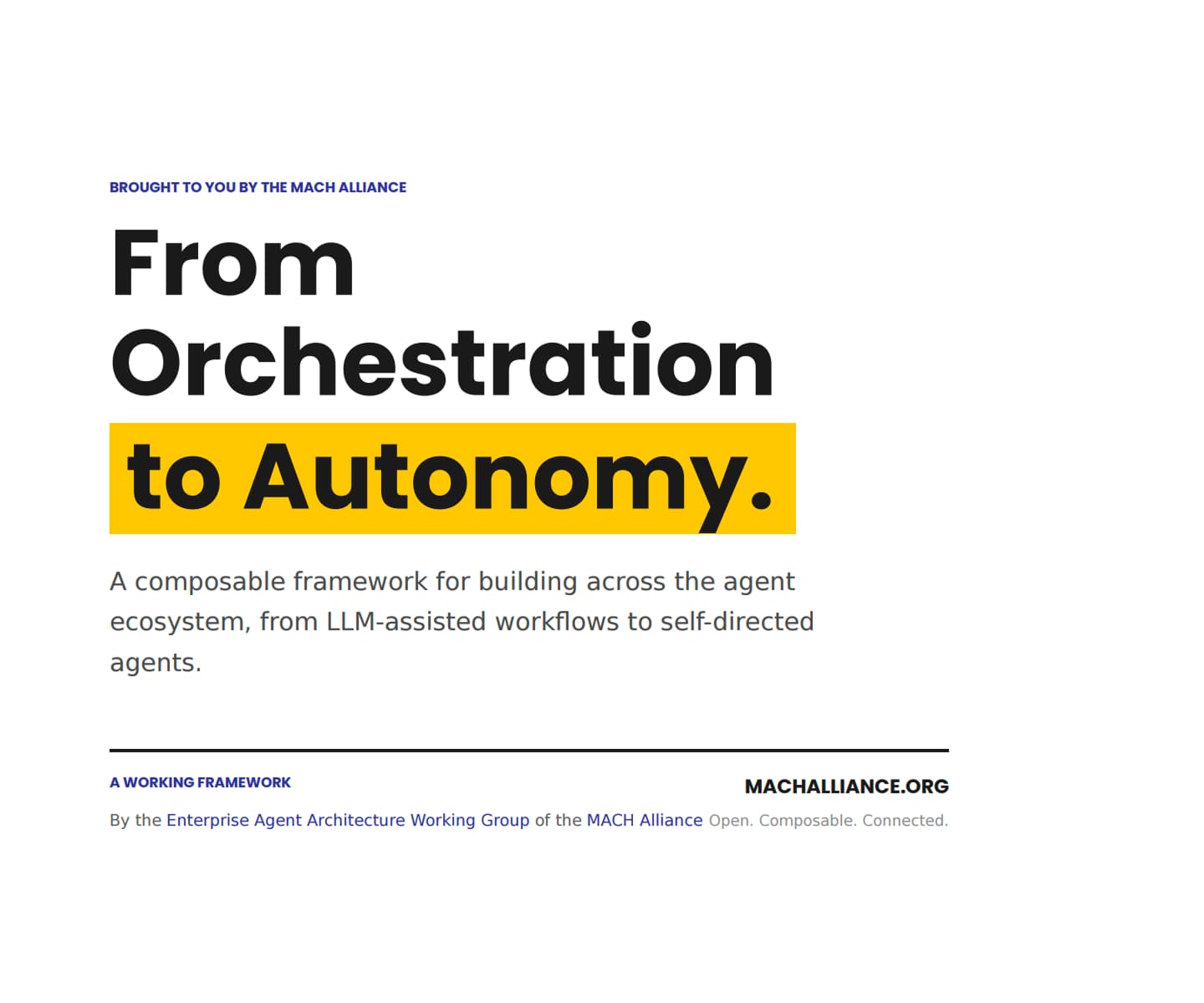 From orchestration ebook