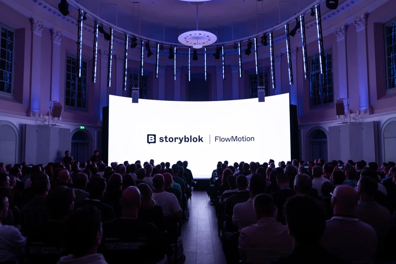 Storyblok and FlowMotion event presentation